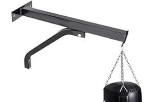 Cocoarm Support de Fixation Mural, Support Mural pour Sac de Frappe Boxe Capacité de Charge 100kg pour Entraînement à Domicile, Résistant Jusqu'à 100 Kg