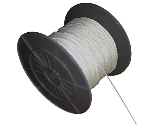 EFIXS Zugschnur für Jalousien mit 25 mm Lamelle ~ Farbe: grau ~ Länge 20 Meter ~ Ohne Rolle