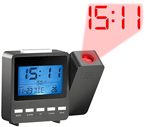 PEARL Funk-Projektionswecker DAC-662 beam mit Temperaturanzeige - 2