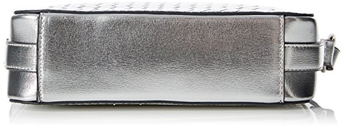 Wallis Women's Matallic Camera Bag Cross-Body Bag Silver (Silver)