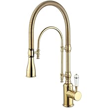 b&q gold tap