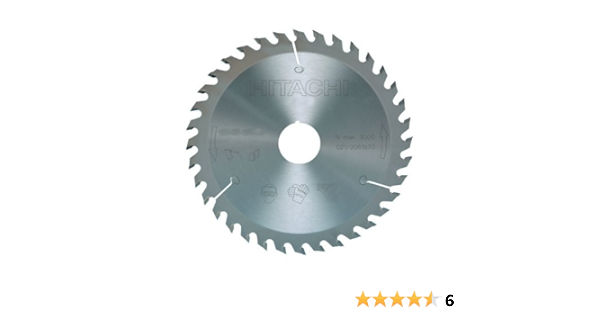 Hikoki 752456 Disco Para Sierra Circular E Ingletadora 235x2 6x1 6 Mm Eje 30 Mm 18 Dientes Para Madera Amazon Fr Bricolage