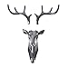 Produktbild Naisidier Antlers Haken, Wandhaken, Hirschkopf, für Den Hausgebrauch, Wanddekoration, Zimmerhaken, Haken in Form Eines Schweren Tieres, rustikales Geschenk 1 Stück M Grau