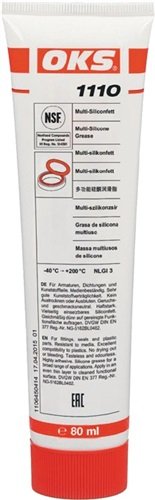 OKS Multi-Silikonfett OKS 1110 80ml NSF-H1, DVGW, NLGI-Klasse 3