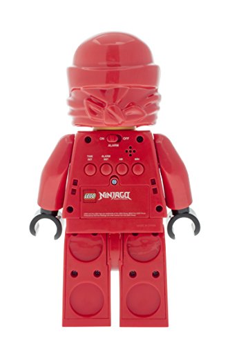 LEGO Unisex Wecker Digital Red 9009600 - 4