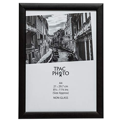The Photo Album Company PAWFA4B-BLK - Marco de fotos  madera   color negro