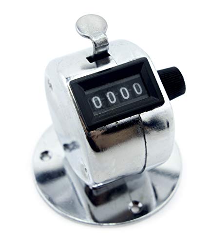 Preisvergleich Produktbild HAND ® vier Ziffern Metall KLICKZÄHLER