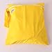 Waterproof Zipper Bag Washable Reusable Baby Cloth Diaper Bag (Yellow)