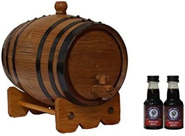 2-Liter American White Oak Barrel Spiced Rum Kit by Deep South Barrels