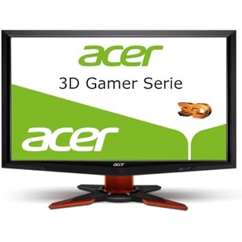 Acer GD245HQ, 23.6 inch, 3D monitor, 2 ms, HDMI & DVI-D, 1920x1080, 80000:1, 120Hz