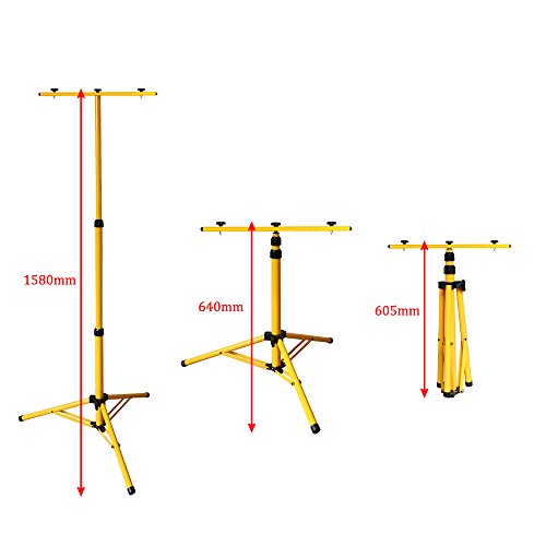Teleskop-Stativ Stativ f. LED Halogen Strahler Baustrahler Arbeitsleuchte Scheinwerfer Flutlicht - 2