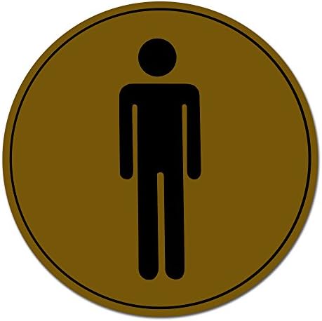 Pair of Large Golden Gents/Ladies Sign