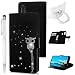 Produktbild idlehour Handyhülle Flip Case für Huawei P30 Lite, PU Leder Case Cover Magnet Schutzhülle Tasche Schutz Cover Flipcase Etui Brieftasche Flipcover mit Ständer und Magnetverschluss, Schwarz