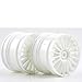Produktbild Felge 1:10 18-Speichen breit weiss 2 Stück Kyosho FZ-82W 702787