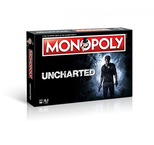 Preisvergleich Produktbild Monopoly - Uncharted - Deutsch - 6 Sammler Spielfiguren / Gesellschaftsspiel / Brettspiel