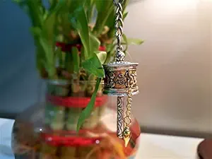 AMIDE BY AD .COM; THINK BIG Turkish Feng Shui Tibetan Golden Color Prayer Wheel Key