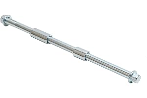 Mokuo 10mm 235mm Front Rear Axle with Bushing 6mm 20mm 32mm Fit for Motorcycle Pit Dirt Bike Moped Scooter QUAD ATV Mini Bike Parts