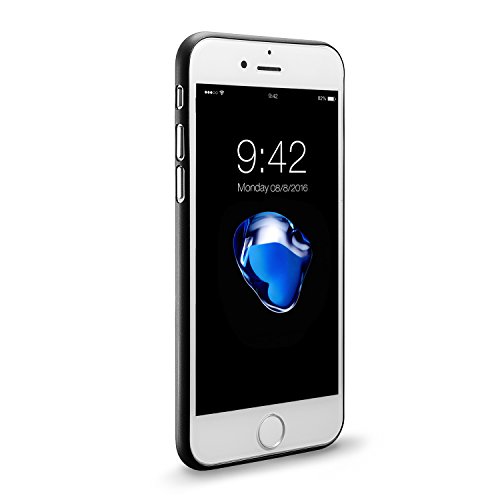 Funda iphone 8 plus   iPhone 7 plus  5 5 pulgadas  0 3mm extremamente fina y ligera de perfecta para la m  s delgada funda dura protectora de parachoques con una cubierta trasera semitransparente Negro