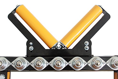 Werkbank höhenverstellbar Rollenbock Klappbock V-Rollen klappbar 200 kg Werktisch 4 in 1 - 4