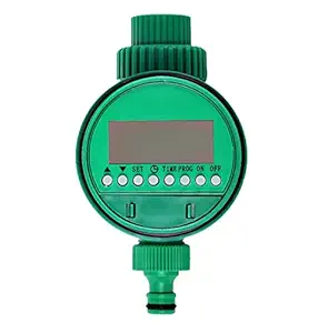 JERN Agro Automatic Intelligent Electronic Water Timer Rubber Gasket Solenoid Valve Irrigation Sprinkler Controller Leak-Proof (1, Digital)