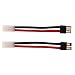 Produktbild Domybest 2pcs Stecker männlich für Traxxas zu weiblich für Tamiya Head Connector Adapter