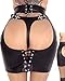 Produktbild Wiftly Frauen Wet Look Bondage Minirock Öffnen Po Fetisch Wäsche SM Kostüme Spielzeug Erotische SM Kostüme