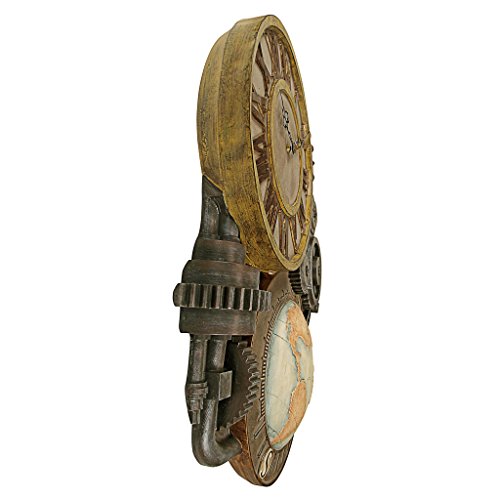 Design Toscano Getriebe der Zeit, Skulpturale Wanduhr - 2