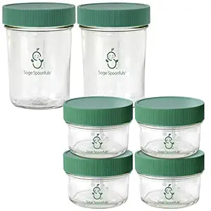 Sage Spoonfuls Jars, Bulk Glass Storage