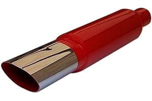 CHERRY BOMB CHERRYBOMB TAIL BOMB OVAL END EXHAUST PIPE