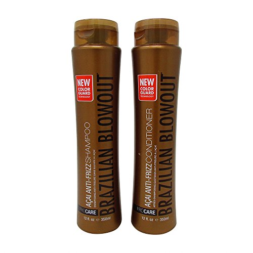 Brazilian Blowout Acai Anti-Frizz Shampoo & Conditioner 12oz bottles RS.4950.53 (51.00% Off) - Amazon