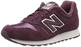Tipo de tacón: Plano New Balance 373, Zapatillas para Mujer, Rojo (Eggplant/White Pbv), 36.5 EU