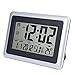 Price comparison product image Alarm Clocks - Digital Alarm Morning Clock with Large LCD Screen Multi Function Calendar Temperature Display - Loud Cute Ticking Battery Loudest Bedrooms Port Sound Machine Sharp Automatically A