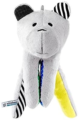 Whisbear Ours en peluche fredonnant Citron, Jaune