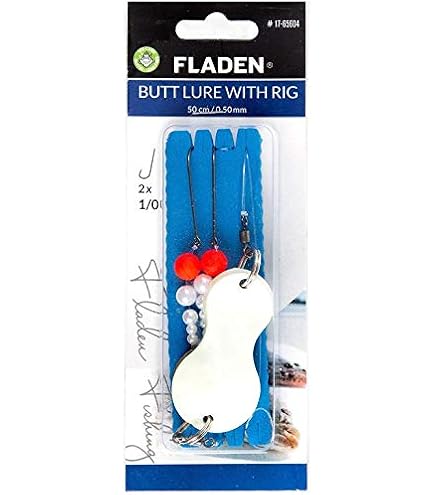 Aquantic Butt Löffel Vorfach – Flachfisch-Spoon 60g, 110cm, 2 Haken 1/0, Bleifrei, UV-Reaktiv, RB-Red-Black Aquantic Butt Löffel Vorfach – Flachfisch-Spoon 60g, 110cm, 2 Haken 1/0, Bleifrei, UV-Reaktiv, RB-Red-Black