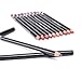 Set of 12 Chic Precision Lip liner, Travel Size (5.9inches)Ultra Fine Pencils, Professional Waterproof Longwear Lipliner Pencils, 12pcs Hot Colors by Almondcy