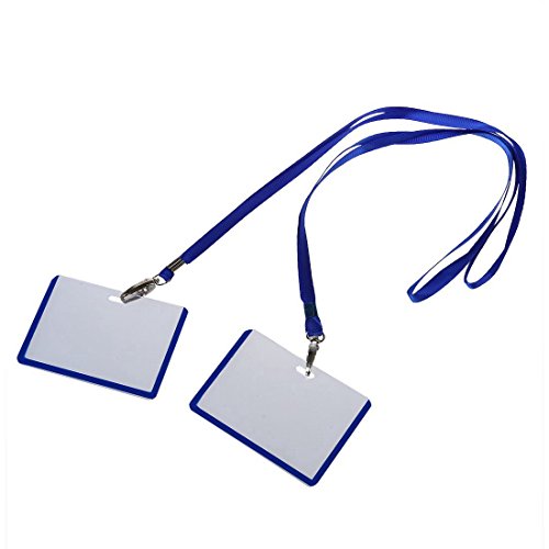 SODIAL R 2pzs Sostenedor de tarjeta de insignia de nombre de identificacion B8 horizontal del acollador azul de oficina de escuela reviews SODIAL R 2pzs Sostenedor de tarjeta de insignia de nombre de identificacion B8 horizontal del acollador azul de oficina de escuela