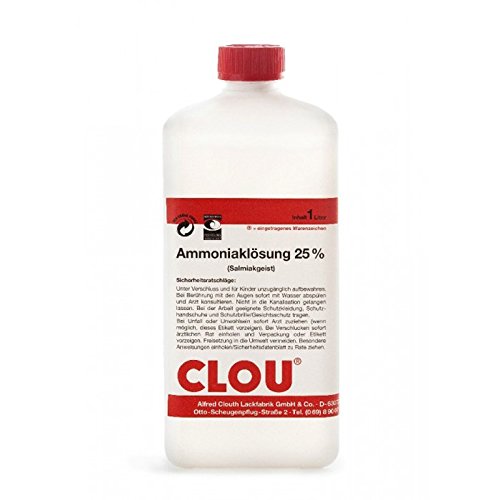 Preisvergleich Produktbild CLOU Profi Ammoniaklösung 25% (Salmiakgeist) 1 Liter