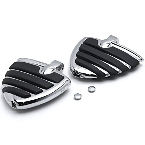Rider Rear Passenger Footrests Foot Pegs Motor Foot Rests 2PCS Fit For Suzuki Intruder 1500 LC/ Boulevard C90 1998 1999 2000 2001 2002 2003 2004 2005 2006 2007 2008 2009