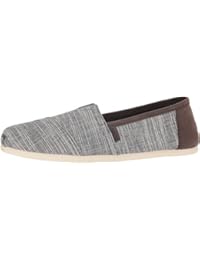 Toms Classic Armada Castaño Lona Hombres Espadrille Zapatos