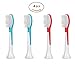 Produktbild U-Prime Ersatz Aufsteckbürsten,Kompatibel mit Philips Sonicare For Kids HX6044/33 Aufsteckbürsten(für elektrische Zahnbürsten),für Kinder ab 7 Jahren,4 Stück(1er-Pack).