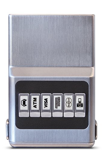 ACM Wallet RFID Cartera con Clip de Dinero para Adultos Talla única Plata