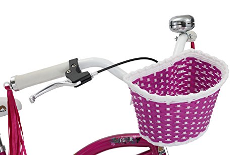 BIKESTAR® Premium Design Kinderfahrrad für coole Kids ab 6 Jahren ★ 20er Deluxe Cruiser Edition ★ Creamy Violet - 7