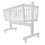 Babywiege Kinderbett Babybett Stubenwagen Beistellbett + 9 tlg. Zubehör - 7