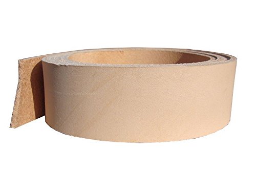 Vollrindleder Lederriemen 'Montana XL', extra langes Gürtelleder, 200cm lang, Farbe:natur, Breite:3cm breit