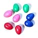 Museya 12pcs Plastic Percussion Musical Egg Shakers for kid(3 colours)