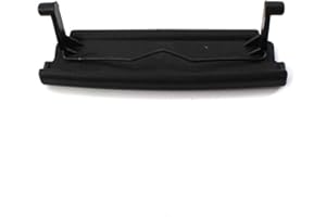 SZSS-CAR 1 cubierta negra para reposabrazos de coche, para consola de coche, con cierre de clip compatible con Audi A3 2003 2004 2005 2006 2007 2008 2009 2010 2011 2012