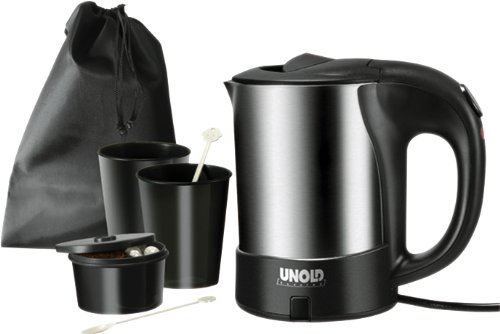 Preisvergleich Produktbild Reisewasserkocher UNOLD REISEWASSERKOCHER EDELST.18575