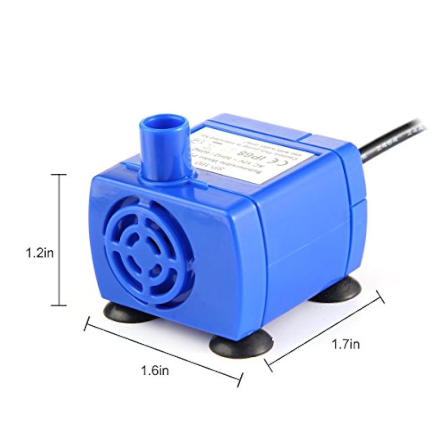 Aolvo Pompe De Fontaine à Eau Pour Chat Et Chien Bleu
