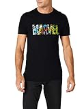 camisetas marvel comics  Marvel Comic Strip Logo T-Shirt Camiseta, Negro (Black), Large para Hombre