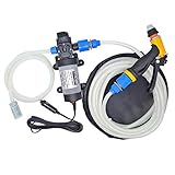 ▶HOCHDRUCK: 80W 12V Wasserpumpe, Durchfluss (max.): 5,5 l / min, Betriebsdruck (max.): 131 psi.